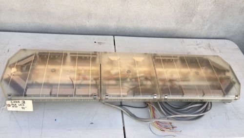 code 3 pse 44&#034; 2100 led light bar super clean tested working