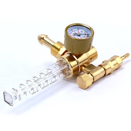 8milelake Argon CO2 Mig Tig Flow Meter Regulator Flowmeter Welding Weld Gauge