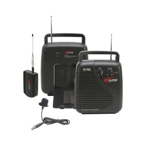 Califone PA-10B PA Pro 210.250 MHz Wireless Public Address System