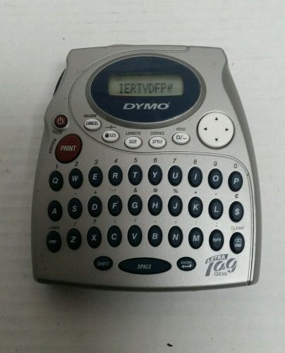 Dymo LetraTag QX50 Electronic Labelmaker Label Maker EUC