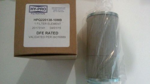 Hy-Pro Filtration HPQ220138-10MB Filter Element DFE Rated