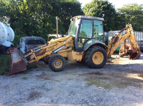 1998 New Holland 555E Tractor Loader Backhoe, 4x4, Cab, Ex-Hoe, 5430 Hours