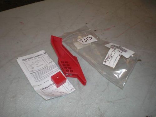 Brady ball valve lock-out device cat # 65666 (nib) for sale