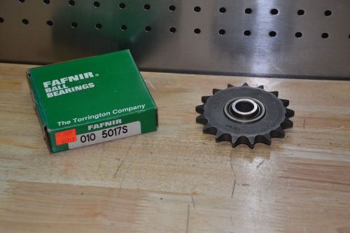 Fafnir 010 5017s 010-5017-s 5/8&#034; bore ball bearing idler sprocket new for sale