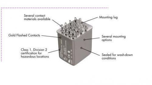 Magnecraft 782xdxh32-120a electromechanical relay 120vac 3.9kohm 1a 4pdt  new for sale