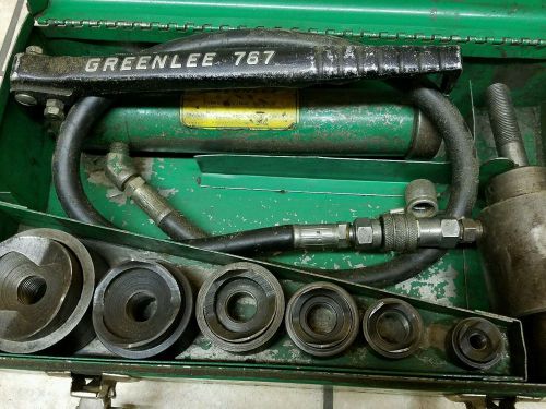 greenlee hydraulic knockout set