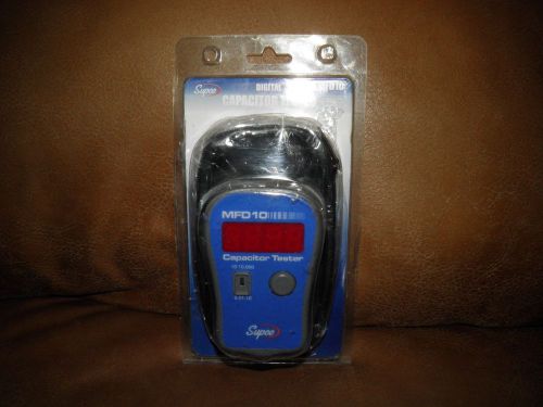 SUPCO DIGITAL CAPACITOR TESTER MFD10 (NEW OPEN BOX W/FRESH 9V ENERGIZER)