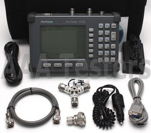 Anritsu Site Master S332C Cable Antenna / Spectrum Analyzer S332