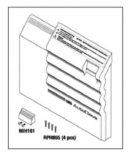 DOOR PANEL KIT for AUTOCLAVES &amp; STERILIZERS MIDMARK - RITTER  M9 RPI # MIK194