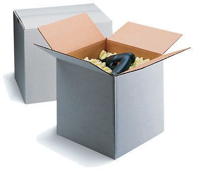 12&#034; x 12&#034; x 12&#034; White Cardboard Boxes (25 Boxes)