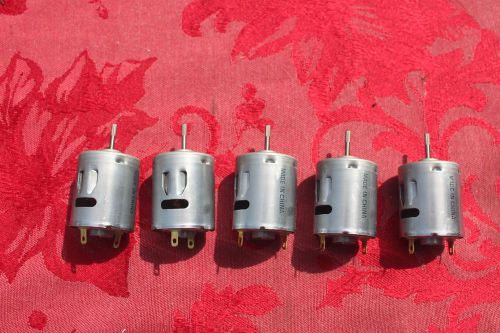 Lot of 5 -Mabuchi RS-365RH Motor - 24 VDC - 8500 RPM