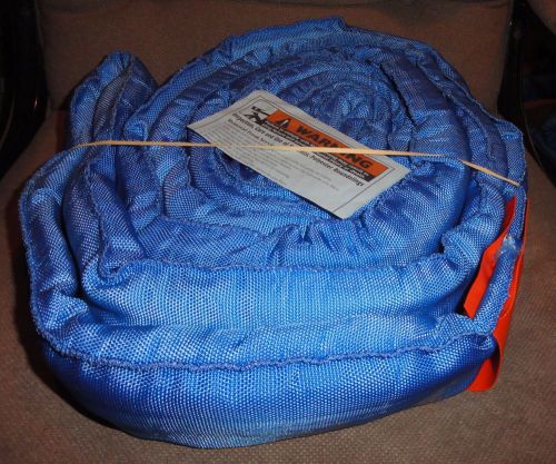 F&amp;m mafco 10&#039; blue twintex round sling choker lifting strap model e240 new for sale