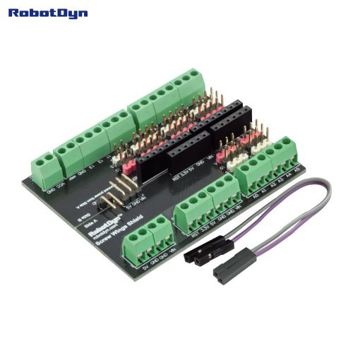 Screw Wings Shield Board (assembled) for Arduino Prototype Robotdyn