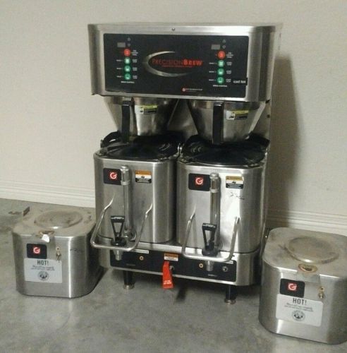 Grindmaster PB-430 Twin Coffee Tea Brewer w/ Servers &amp; Warmers COMMERCIAL SYSTEM