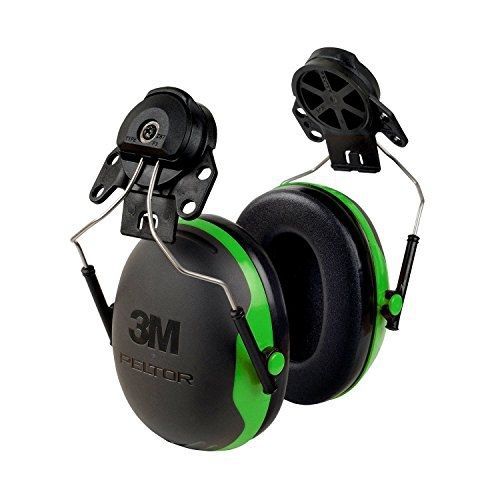 3M Peltor X-Series Cap-Mount Earmuffs, NRR 21 dB, One Size Fits Most,