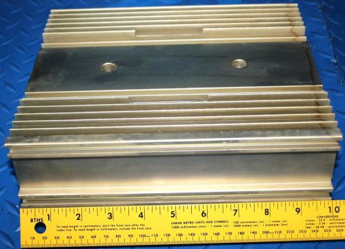 LARGE ALUMINUM EXTRUSION HEAT SINK 10&#034; X 8.25&#034; X 2.75&#034;