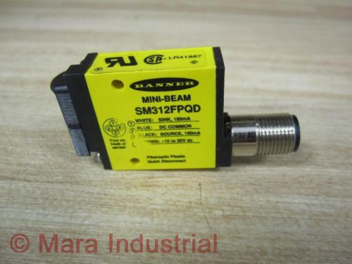 Banner SM312FPQD Photoelectric Mini-Beam 26837 - New No Box