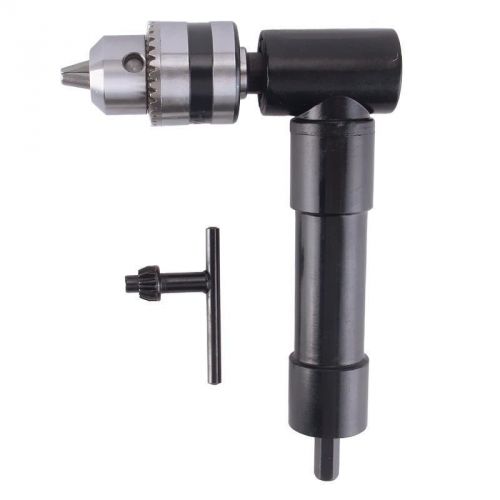 90Degree Right Angle Driver Hex Shank Keyless Chuck Range Self Drill Adapter HK