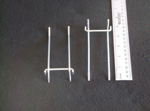 Lot of 60 (sixty) 4&#034; Double Pegboard Hooks (Steel)