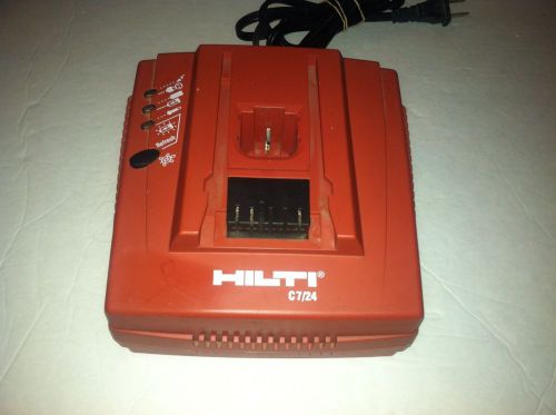 Hilti C7/24 standard battery charger, Ni-Cd &amp; Ni-Mh type, 9.6v to 24v NICE (868)