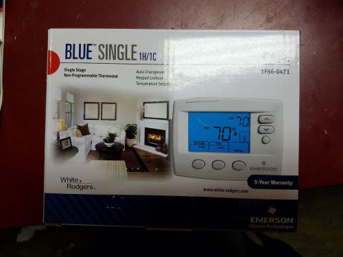 White-Rodgers 1F86-0471 Single Stage, Non-programmable Thermostat, 24 Volt