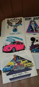 Transfer Design Lot of Veriaty Heat Transfers Harley D motor, cars etc164 sheets