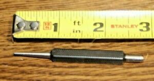 Starrett 264A  1/16&#034; Center Punch With Square Shank, 3&#034; Overall Length, New, USA