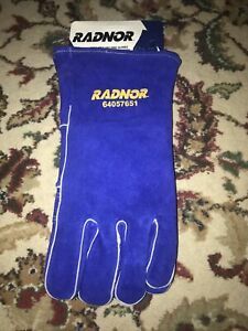 RADNOR SPLIT COWHIDE WELDING GLOVES 64057651 LARGE NEW