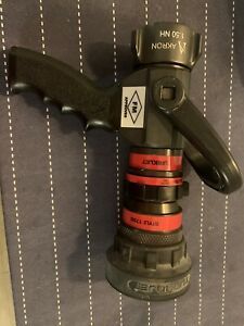 AKRON STYLE 1720 TURBOJET FIRE FIGHTING NOZZLE 1.5&#034; W/ PISTOL GRIP