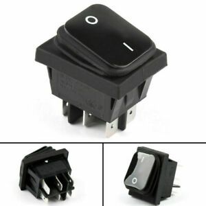 1 RLEIL RL2-202 Waterproof IP65 Car Rocker Switch 6Pin ON-Off-ON 125/250VAC F05