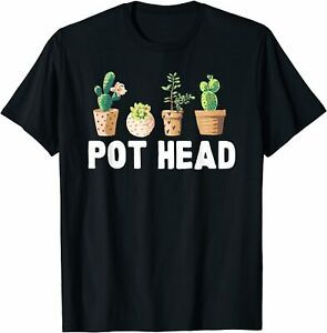 NEW LIMITED Funny Head Pot Gardener Gift T-Shirt S-3XL