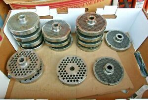 ( 24 Pcs),Assorted  Meat Grinder Plate,Various Models &amp; Brands , USED &amp; NEW