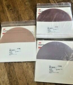 3M Diamond Lapping Film 631X 1 Mic 10&#034; discs+ 631X 6 mic + 631X 15 MIC X four EA