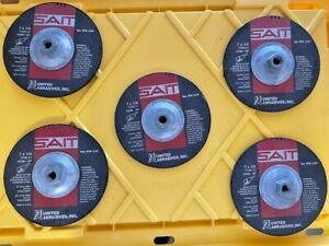 UNITED ABRASIVES SAIT 20085 TYPE 27 DEPRESSED GRINDING WHEELS 7&#034; X 1/4&#034; X 5/8